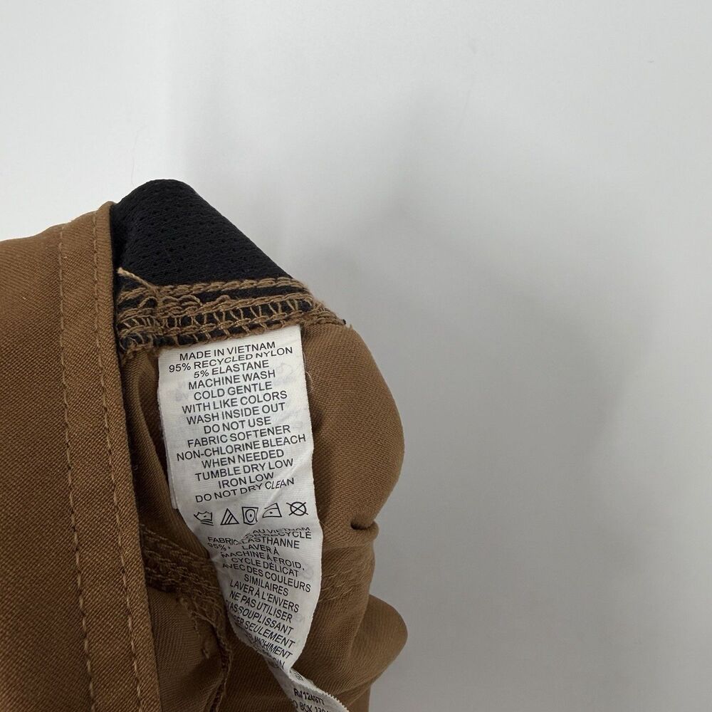 Prana Stretch Zion Shorts 32x8 Mens Rust Brown Cargo Hiking Trail Outdoor Belt - Picture 7 of 8
